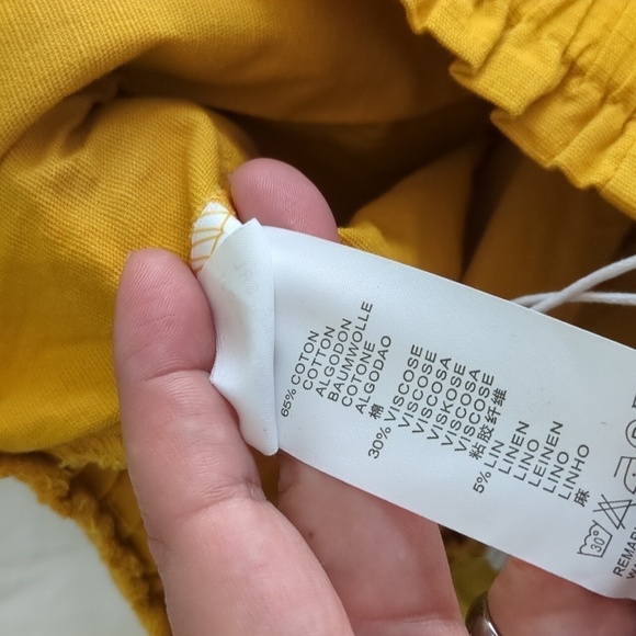 2 piece summer outfit linen cotton shorts and blouse - Picture 8 of 12